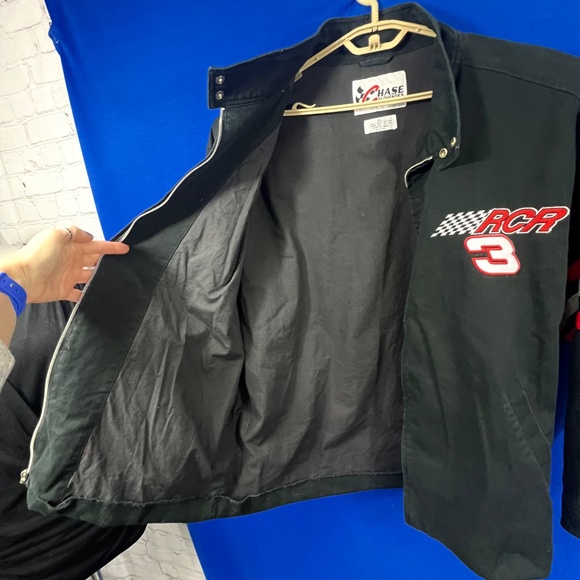 |•CHASE AUTHENTICS•| NASCAR Dale Earnhardt RCR #3 Goodwrench Service Jacket - Picture 7 of 11